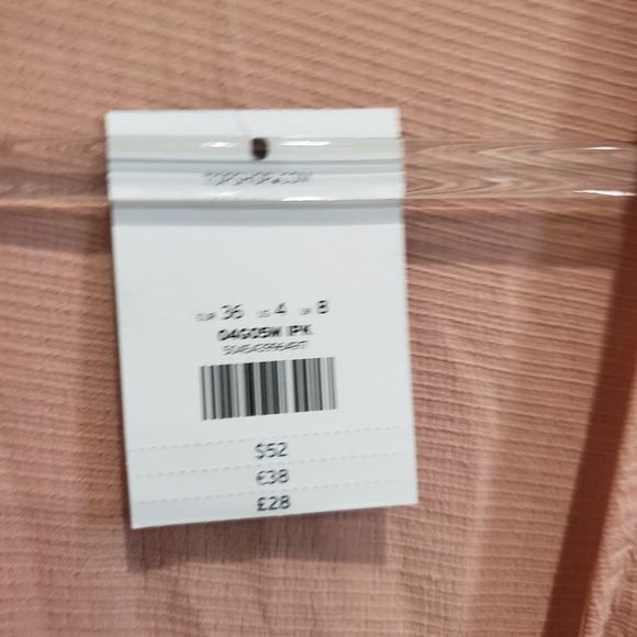 NWT Topshop blush blouse - Picture 3 of 3